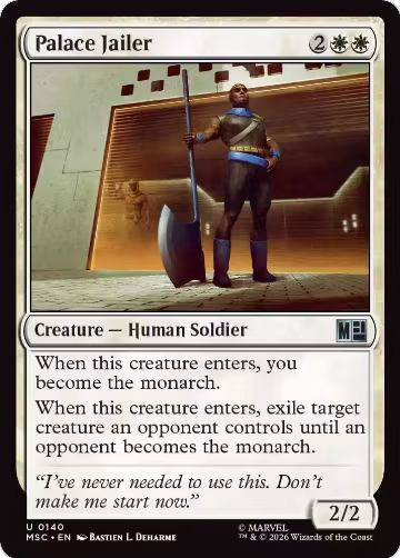 Palace Jailer (Surge Foil) (140), Commander: Marvel Super Heroes — Magic card price