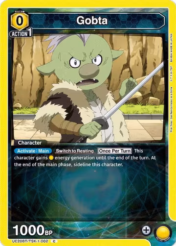 Gobta (002) (UE20BT/TSK-1-002), That Time I Got Reincarnated as a Slime — Union Arena card price