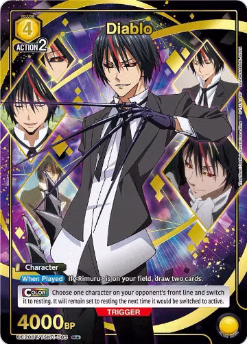 Diablo (005) (R*) (UE20BT/TSK-1-005), That Time I Got Reincarnated as a Slime — Union Arena card price