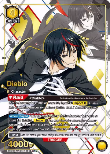 Diablo (006) (SR*) (UE20BT/TSK-1-006), That Time I Got Reincarnated as a Slime — Union Arena card price