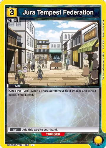 Jura Tempest Federation (UE20BT/TSK-1-028), That Time I Got Reincarnated as a Slime — Union Arena card price