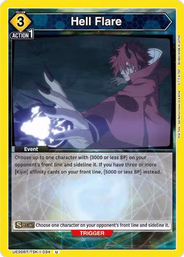 Hell Flare (UE20BT/TSK-1-034), That Time I Got Reincarnated as a Slime — Union Arena card price
