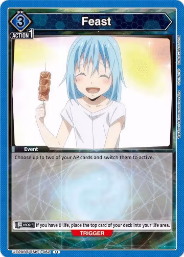 Feast (062) (UE20BT/TSK-1-062), That Time I Got Reincarnated as a Slime — Union Arena card price