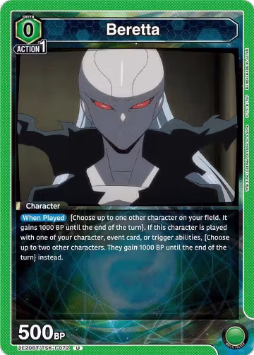 Beretta (UE20BT/TSK-1-072), That Time I Got Reincarnated as a Slime — Union Arena card price