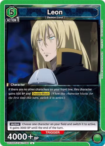 Leon (UE20BT/TSK-1-094), That Time I Got Reincarnated as a Slime — Union Arena card price