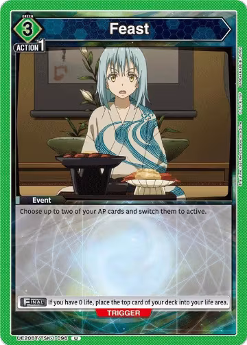 Feast (096) (UE20BT/TSK-1-096), That Time I Got Reincarnated as a Slime — Union Arena card price