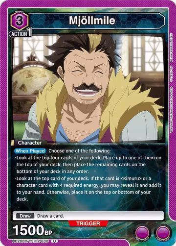 Mjollmile (UE20BT/TSK-2-036), That Time I Got Reincarnated as a Slime — Union Arena card price