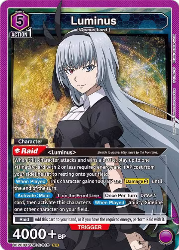 Luminus (048) (UE20BT/TSK-2-048), That Time I Got Reincarnated as a Slime — Union Arena card price