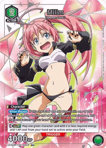 Milim (065) (U*) (UE20BT/TSK-2-065), That Time I Got Reincarnated as a Slime — Union Arena card price