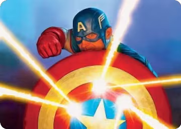 Captain's Defense Art Card (41), Art Series: Marvel Super Heroes — Magic card price