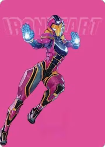 Ironheart, Clever Champion Art Card (23), Art Series: Marvel Super Heroes — Magic card price