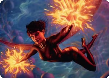 The Wasp, Winsome Avenger Art Card (32), Art Series: Marvel Super Heroes — Magic card price