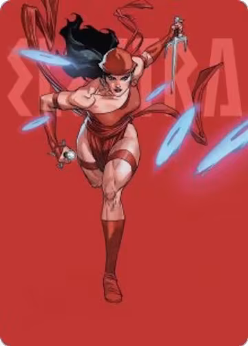Elektra, Daughter of the Hand (25), Art Series: Marvel Super Heroes — Magic card price