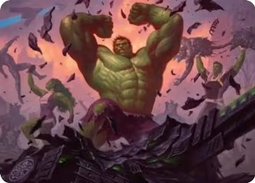 HULK SMASH! Art Card (10), Art Series: Marvel Super Heroes — Magic card price