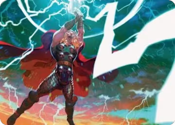 Lightning Strike Art Card (11), Art Series: Marvel Super Heroes — Magic card price