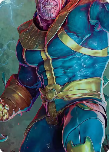 Thanos, the Mad Titan Art Card (5/9) (5), Art Series: Marvel Super Heroes — Magic card price
