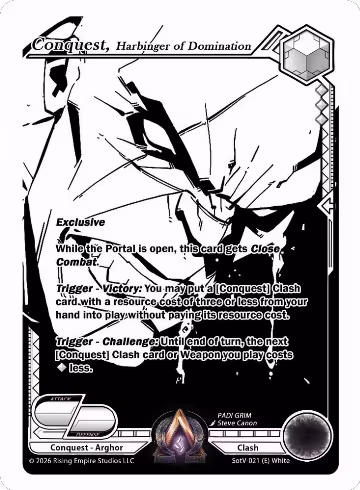 Conquest, Harbinger of Domination (Ink) (SotV-021) — card price