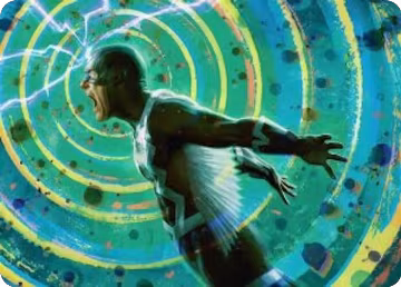 Black Bolt, Inhuman King Art Card (35), Art Series: Marvel Super Heroes — Magic card price