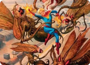 Captain Marvel, Apex Avenger Art Card (36), Art Series: Marvel Super Heroes — Magic card price