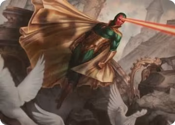 The Vision Art Card (15), Art Series: Marvel Super Heroes — Magic card price