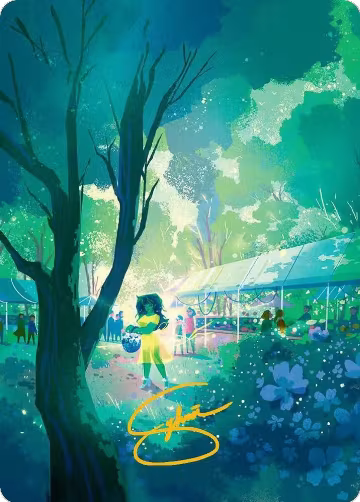 Forest Art Card (Gold-Stamped Signature) (17), Art Series: Marvel Super Heroes — Magic card price