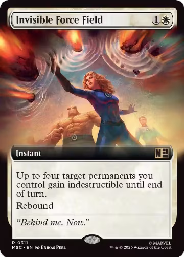 Invisible Force Field (Extended Art) (311), Commander: Marvel Super Heroes — Magic card price