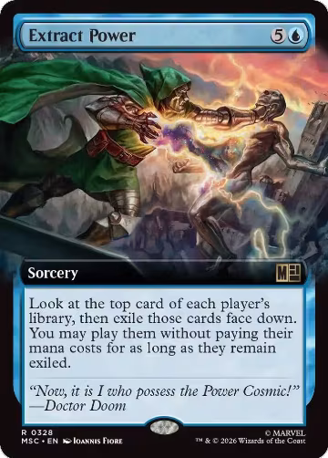Extract Power (Extended Art) (328), Commander: Marvel Super Heroes — Magic card price
