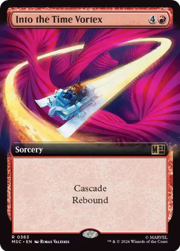 Into the Time Vortex (Extended Art) (363), Commander: Marvel Super Heroes — Magic card price