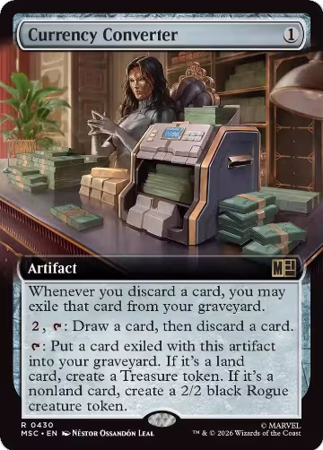 Currency Converter (Extended Art) (430), Commander: Marvel Super Heroes — Magic card price