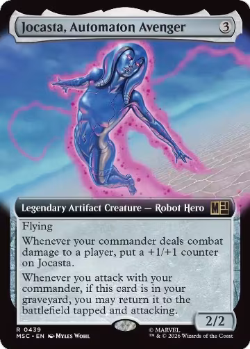 Jocasta, Automaton Avenger (Extended Art) (439), Commander: Marvel Super Heroes — Magic card price