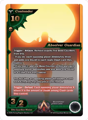 Absolver Guardian (B) (VT-024), The Vault Trials — Alpha Clash card price