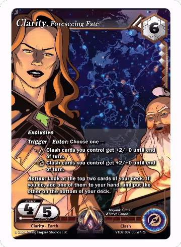 Clarity, Foreseeing Fate (VTD2-007 (P) White) — card price