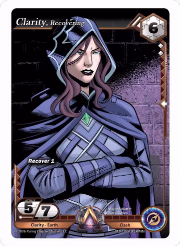 Clarity, Recovering (VTD2-008 (P) White), The Vault Trials — Alpha Clash card price