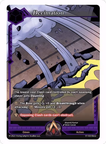 Decimation (VT-050), The Vault Trials — Alpha Clash card price