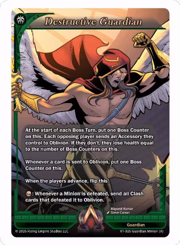 Destructive Guardian (A) (VT-026), The Vault Trials — Alpha Clash card price