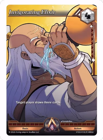Invigorating Elixir (VTD2-018 (P) White), The Vault Trials — Alpha Clash card price
