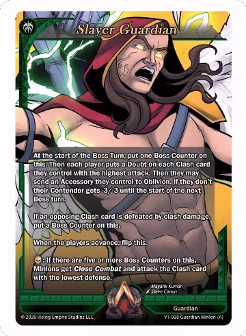 Slayer Guardian (A) (VT-028), The Vault Trials — Alpha Clash card price