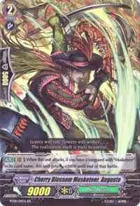 Cherry Blossom Musketeer, Augusto (BT08/011EN), Blue Storm Armada — Vanguard card price