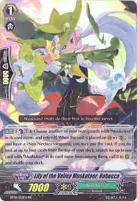Lily of the Valley Musketeer, Rebecca (BT08/015EN), Blue Storm Armada — Vanguard card price