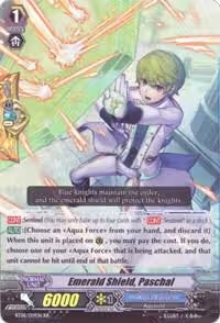 Emerald Shield, Paschal (BT08/019EN), Blue Storm Armada — Vanguard card price