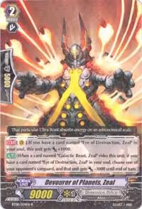 Devourer of Planets, Zeal (BT08/024EN), Blue Storm Armada — Vanguard card price