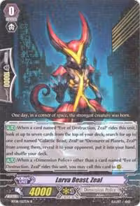 Larva Beast, Zeal (BT08/027EN), Blue Storm Armada — Vanguard card price