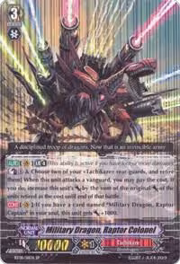 Military Dragon, Raptor Colonel (SP) (BT08/S11EN), Blue Storm Armada — Vanguard card price