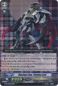 Blazing Lion, Platina Ezel (BT09/006EN), Clash of Knights & Dragons — Vanguard card price