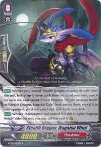 Stealth Dragon, Magatsu Wind (BT09/023EN), Clash of Knights & Dragons — Vanguard card price