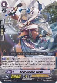 Solar Maiden, Uzume (BT09/068EN), Clash of Knights & Dragons — Vanguard card price