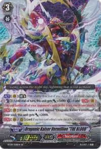 Dragonic Kaiser Vermillion "THE BLOOD" (BT09/S08EN), Clash of Knights & Dragons — Vanguard card price