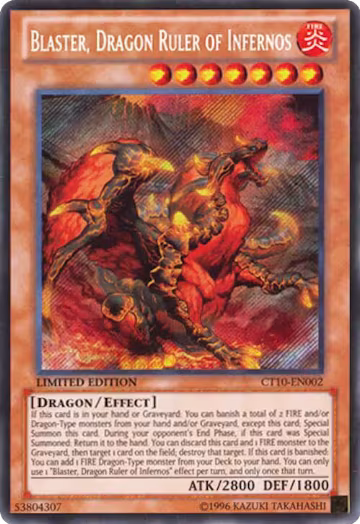 Blaster, Dragon Ruler of Infernos (CT10-EN002), 2013 Collectors Tins — Yu-Gi-Oh! card price