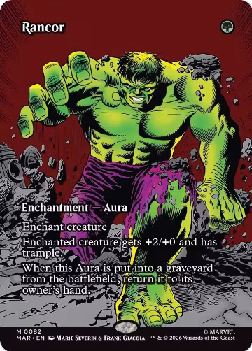 Rancor (Borderless) (82), Marvel Universe Eternal-Legal — Magic card price
