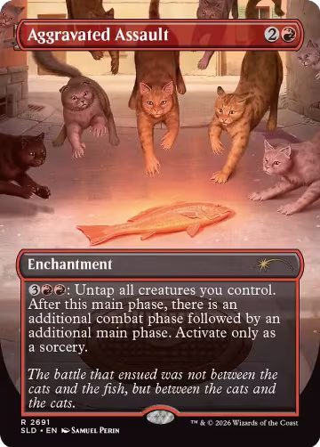 Aggravated Assault (2691) (2691), Secret Lair Drop Series — Magic card price
